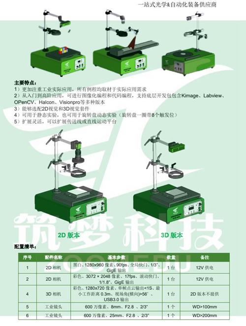 機器(qì)視(shì)覺實驗室建設方案（本科）